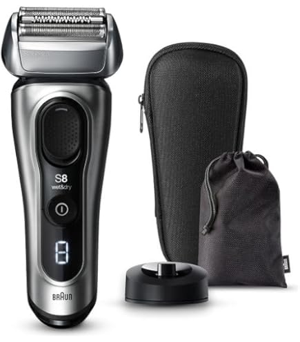 Amazon | メンズシェーバー［電気シェーバー］3枚刃 ブラウン 8517S