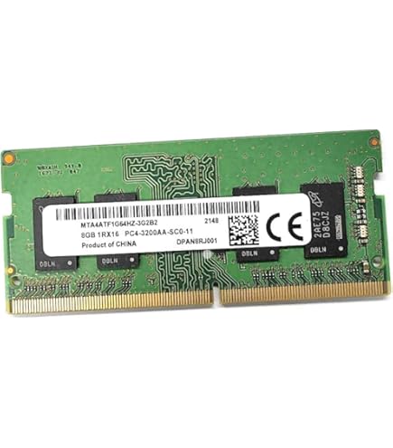 Amazon.co.jp: Micron 8GB SODIMM DDR4 3200 PC4 1Rx8 MTA8ATF1G64HZ