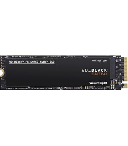 Amazon | WESTERN DIGITAL WD Black SN750 SSD M.2 PCIe Gen 3x4 with
