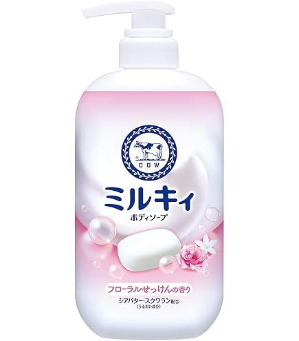 Amazon | 牛乳石鹸 ミルキィボディソープ フローラルソープの香り 詰替