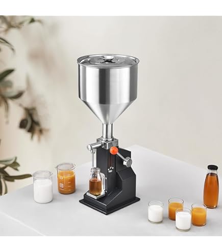 Amazon.co.jp: ZEWTA 【強化ベース版】 充填機 手動 定量小型充填機