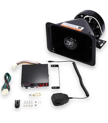 Amazon.co.jp: 確かな良いものを パトライト製 拡声器 電子サイレン