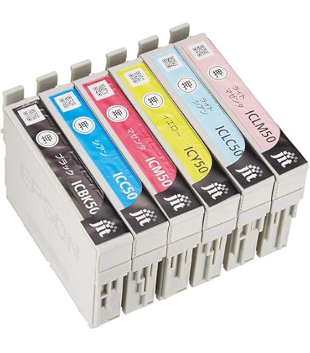 Amazon.co.jp: EP-702A インク エプソン プリンター IC50 6色セット