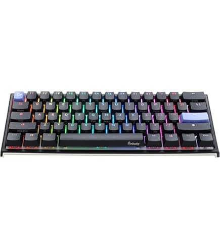 Amazon | Ducky One 3 Mini Aura クリアブラック 60%ホットスワップ