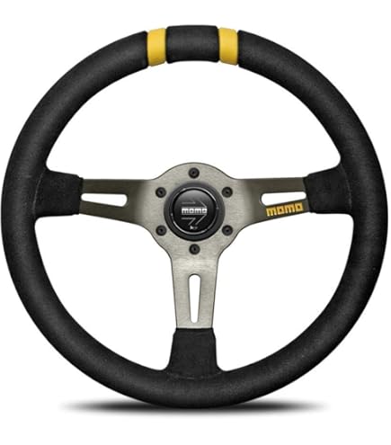 Amazon | MOMO 競技専用ステアリングホイール MOD.26 280mm SUEDE