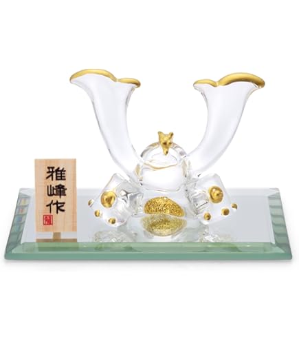 Amazon | こどもの日 琉球ガラス 兜飾り 端午の節句 兜 こどもの日