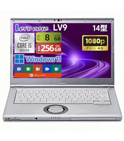 Amazon.co.jp: Panasonic CF-LV7DDVQR 14.0 Type Laptop, Let's Note