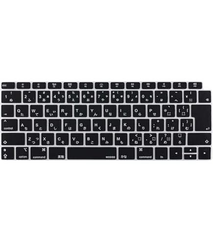 Amazon.co.jp: MacBook Air/Pro Keyboard 日本語 キーボードカバー