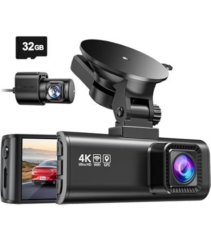 Amazon | REDTIGER 最新型 ドライブレコーダー 前後カメラ 4K UHD 800