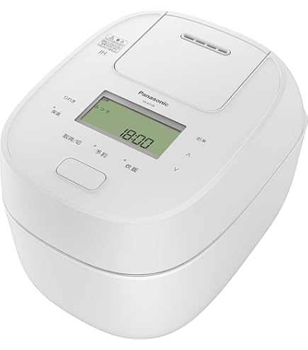 Amazon | パナソニック 炊飯器 5.5合 圧力IH式 Wおどり炊き ホワイト
