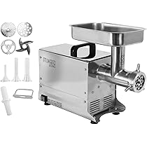 Amazon | ミナトワークス 業務用 ステンレス製 電動ミンサー PMM-12F