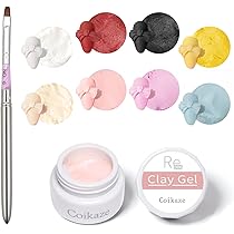 Amazon | ジェルネイル 立体ネイルアート 粘土ジェル 3Dジェル 4D