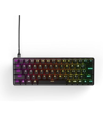 Amazon.co.jp: SteelSeries ゲーミングキーボード ミニサイズ Apex Pro