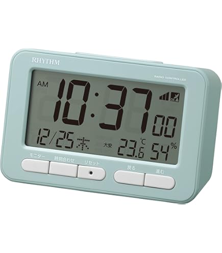 Amazon.co.jp: リズム(RHYTHM) 目覚まし時計 デジタル時計 ケロ