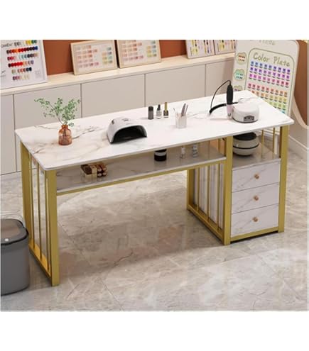 Amazon.co.jp: ネイルテーブル 大理石 ネイルデスク マニキュア