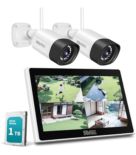 Amazon.co.jp: マスプロ モニター＆ワイヤレスHDカメラセット 防塵