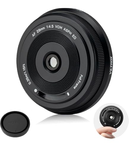 Amazon | VILTROX AF 28mm F4.5 Zマウント 超薄型広角レンズ フル