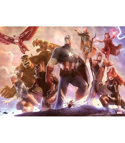 Amazon.co.jp: 1000ピース ジグソーパズル マーベル アベンジャーズ