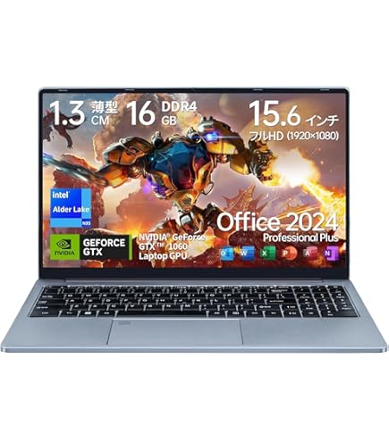 Amazon.co.jp: ノートパソコン office2024 搭載 Win11pro 15.6インチ