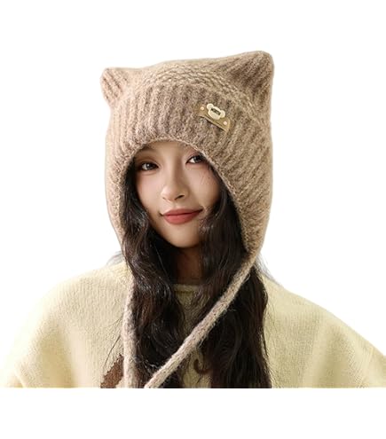 Amazon.co.jp: タグ付FR2月桃 ビーニー ウサギ耳 黒 FR2沖縄 ニット帽