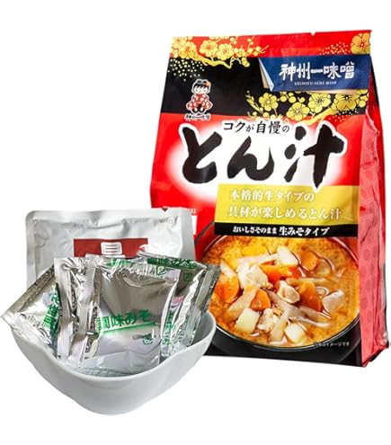 Amazon.co.jp: Shenzhu Miso Tonsoup, 7 Meals, Pork Soup, Miso Type