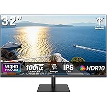 Amazon.co.jp: KEY TO COMBAT 32インチ モニター 100Hz WQHD 2560*1440