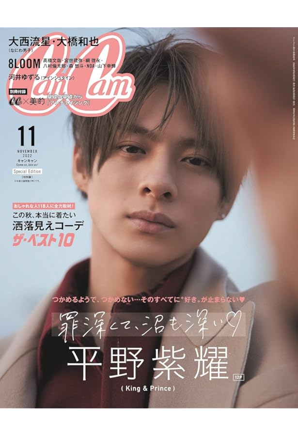 ViVi 2022年12月号 特別版 表紙:平野紫耀(King&Prince) 付録:平野紫耀