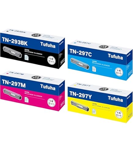 Amazon.co.jp: BROTHER 純正 TN-293BK / TN-293C / TN-293M / TN-293Y
