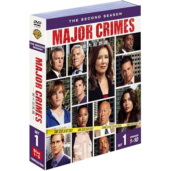 Amazon.co.jp: MAJOR CRIMES ~重大犯罪課 1stシーズン (1~10話・5枚組