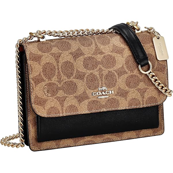 Amazon | [コーチ] メタリッククロスグレインレザー キャシディ ターン