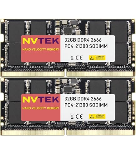 Amazon.co.jp: NEMIX RAM 64GB (2X32GB) DDR4 3200MHZ、2933MHZ