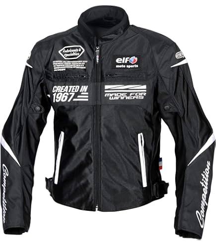 Amazon | [エルフ] EL-2246 ナイロンブルゾン ブルー Lサイズ