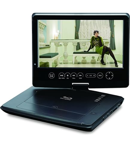 ASPILITY ポータブルBlu-rayプレーヤー BDP-901B 9インチ 9インチ液晶