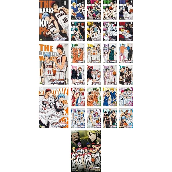 Amazon.co.jp: 黒子のバスケ 第1シーズン 全9巻 + 第2シーズン 全9巻 +