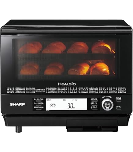 Amazon | SHARP ウォーターオーブン ヘルシオ 26L 3.5型液晶搭載 1段