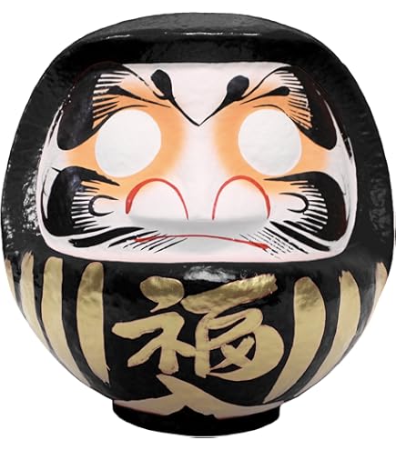 Amazon.co.jp: 1198 純銀武比古作 ダルマケース入り 置物 福達磨