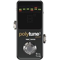 TC Electronic POLYTUNE 3 NOIR Tiny Polyphonic Tuner with Multiple