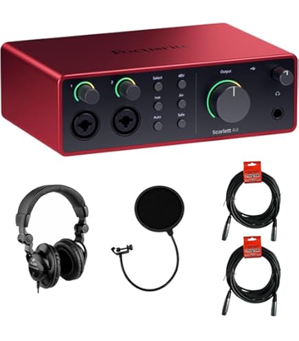 Amazon.com: Focusrite Scarlett 2i2 USB-C Audio Interface (4th Gen