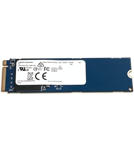 Amazon.com: KIOXIA SSD 256GB XG6 NVMe PCIe Gen3 x4 M.2 2280