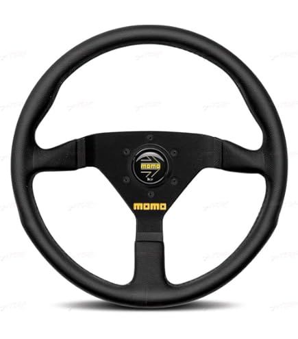 Momo MCL35AL1B Monte Carlo 350 SteeringWheel Leather Black