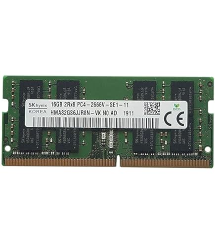 HMA82GS6CJR8N-VK HYNIX 16GB 2RX8 PC4-2666V-S Memory Module (1X16GB