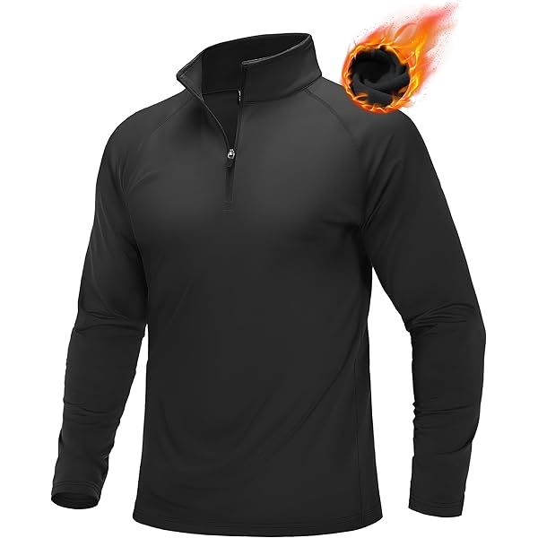 Amazon.com: TACVASEN Quarter Zip Pullover Men Golf Shirt Long