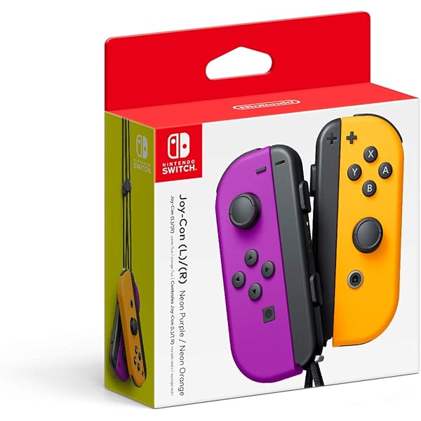 Amazon.com: Nintendo Blue/Neon Yellow Joy-Con (L-R) - Switch
