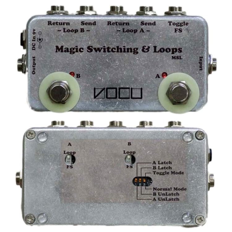 VOCU Magic Switching & Loops - ラインセレクター機能、外部フット