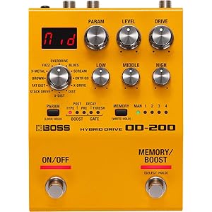 BOSS DA-2 Adaptive Distortion - 低域から高域まで理想的な歪み
