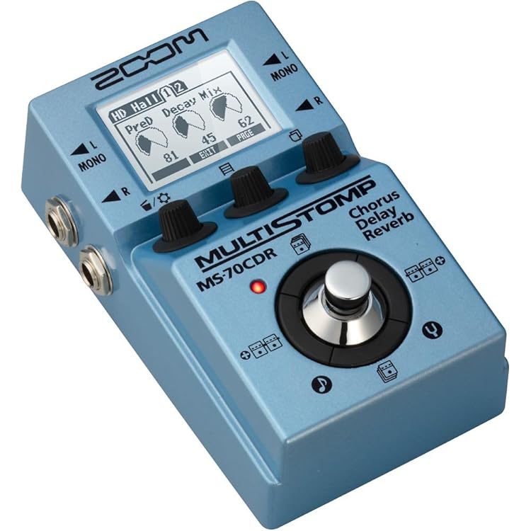 ZOOM MultiStomp MS-70CDR - 86種類の空間系エフェクトだけを収録した
