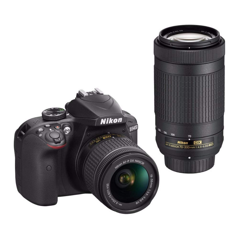 Nikon D3400 con AF-P DX NIKKOR 18-55 mm f/3.5-5.6G VR y AF-P DX