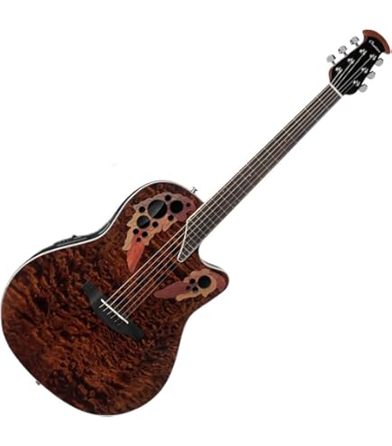 Amazon.com: Ovation Celebrity Elite Plus CE44X-9B Mid-depth