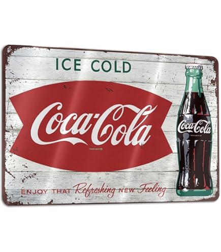 Amazon.com: Desperate Enterprises Coca-Cola Delicious 5 Cents Tin