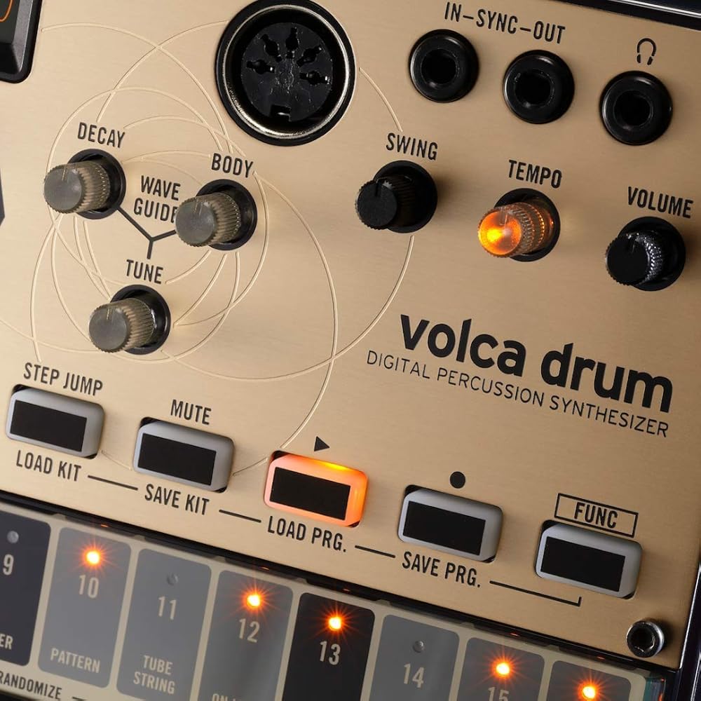 KORG volca drum - エッジの効いた音作りが可能なデジタル